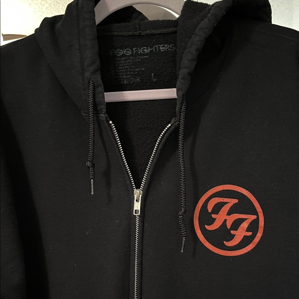 Black Graphic Hoodie - Foo Fighters - Picture 2 of 3